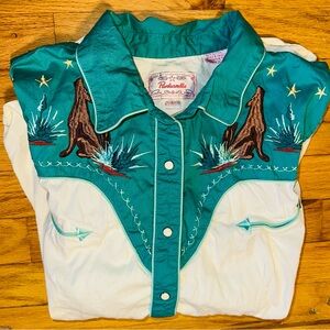Women’s Panhandle Retro Western Shirt - Coyote Moon